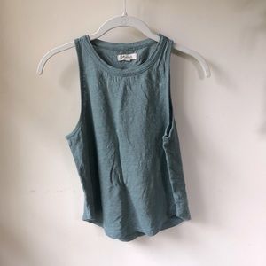 Madewell size XS blue-grey linen tank